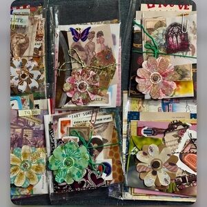 Junk Journal Scrap Pack: Mystery Ephemera Set